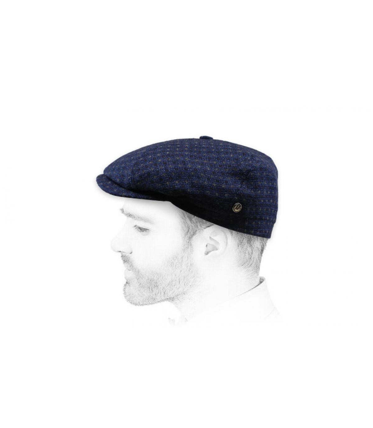 berretto in lana cashmere blu na Briac navy berretto in lana cashmere blu na Briac navy